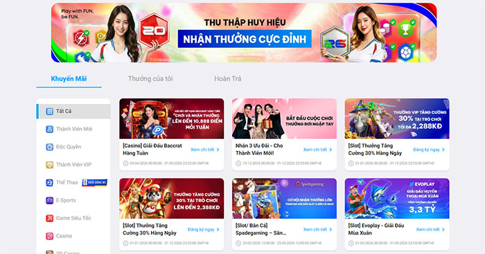 Thể thao CMD - khuyến mãi fun88